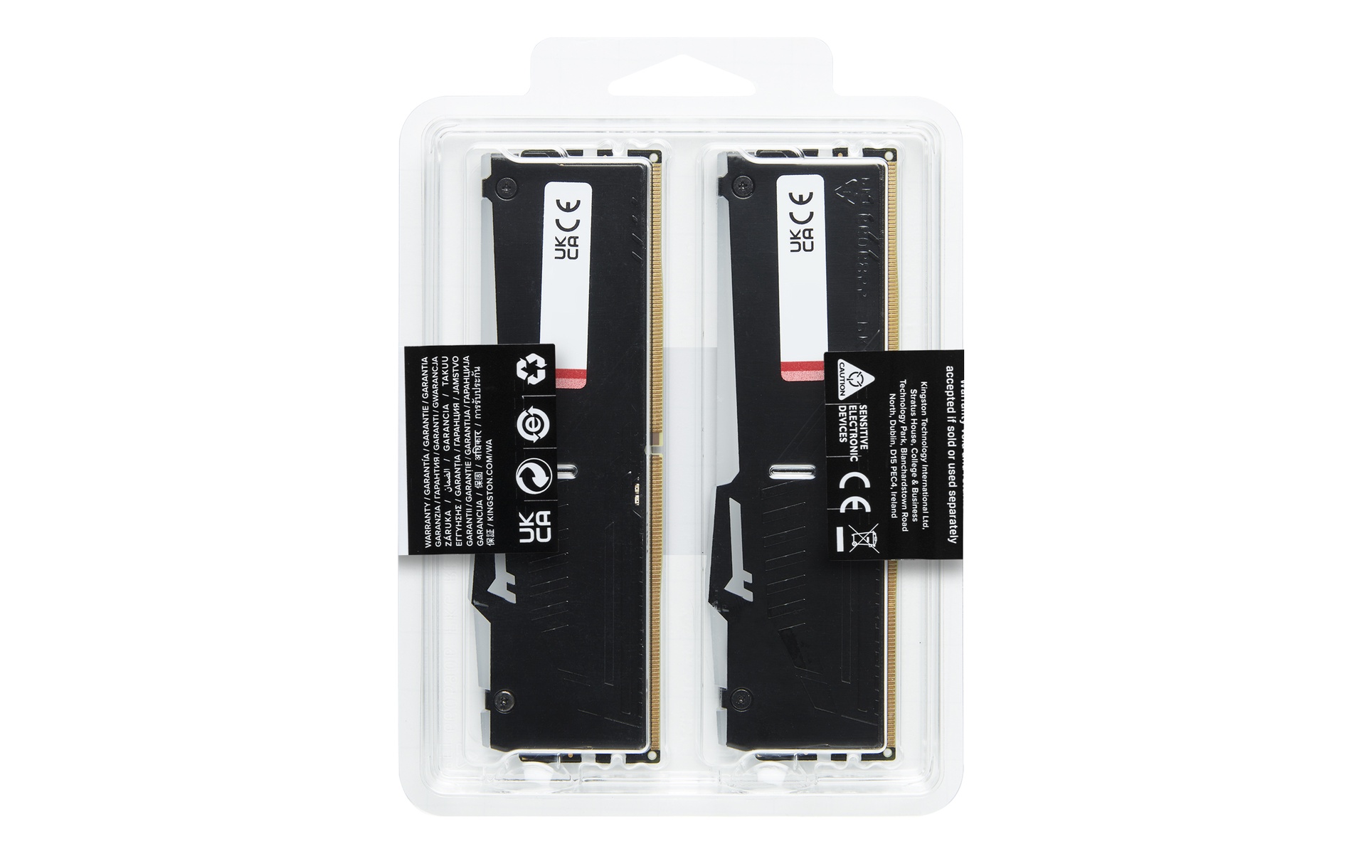 Kingston 32GB 6000MT/s DDR5 CL36 DIMM (Kit of 2)FURY Beast RGB EXPO — miniatuur 5