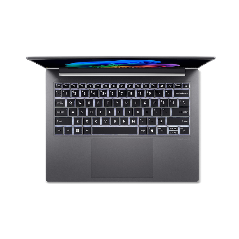 Acer TMX414-51-TCO-57SZ - 14i WUXGA IPS 120Hz - Intel Core Ultra 5 226V -16GB LPDDR5X - 512GB PCIe NVMe SSD - Steel Grey - Windows 11 Pro -Copilot+ AZERTY BE — miniatuur 4