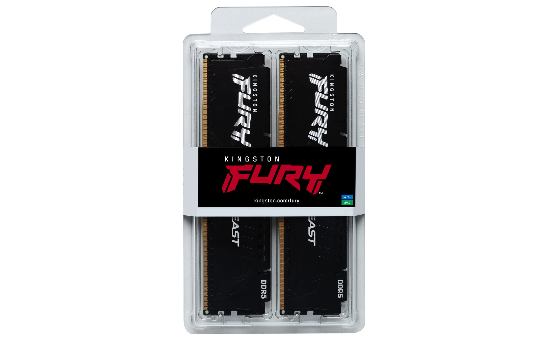 Kingston 64GB 5600MT/s DDR5 CL36 DIMM (Kit of 2)FURY Beast Black EXPO — miniatuur 4