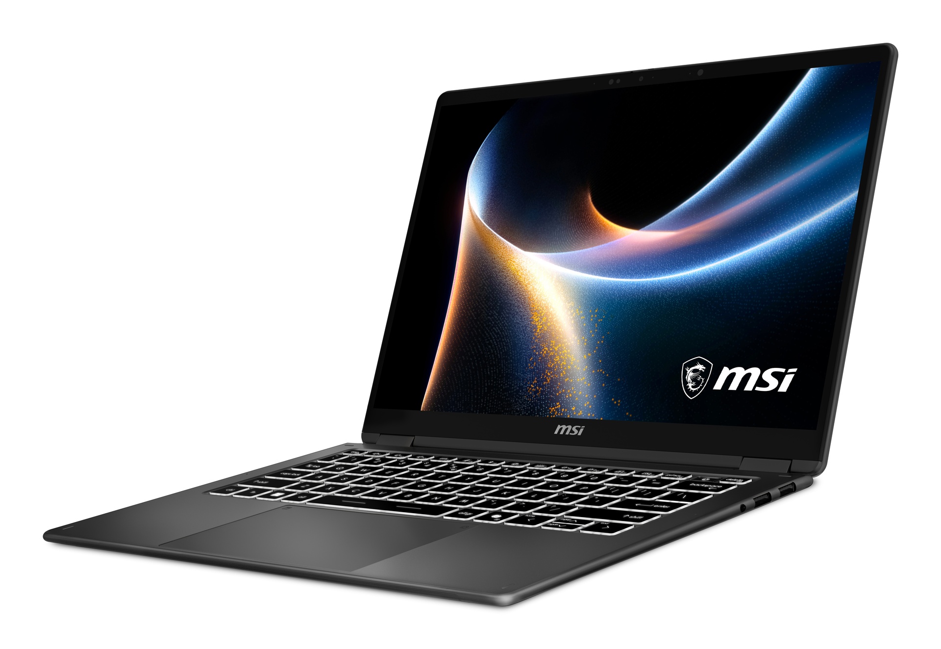 MSI 14i FHD+ OLED Touch / Core Ultra 9 386H / Intel iGPU / 32GB LPDDR5x /2TB NVMe SSD / Windows 11 Pro / No adapter — miniatuur 2