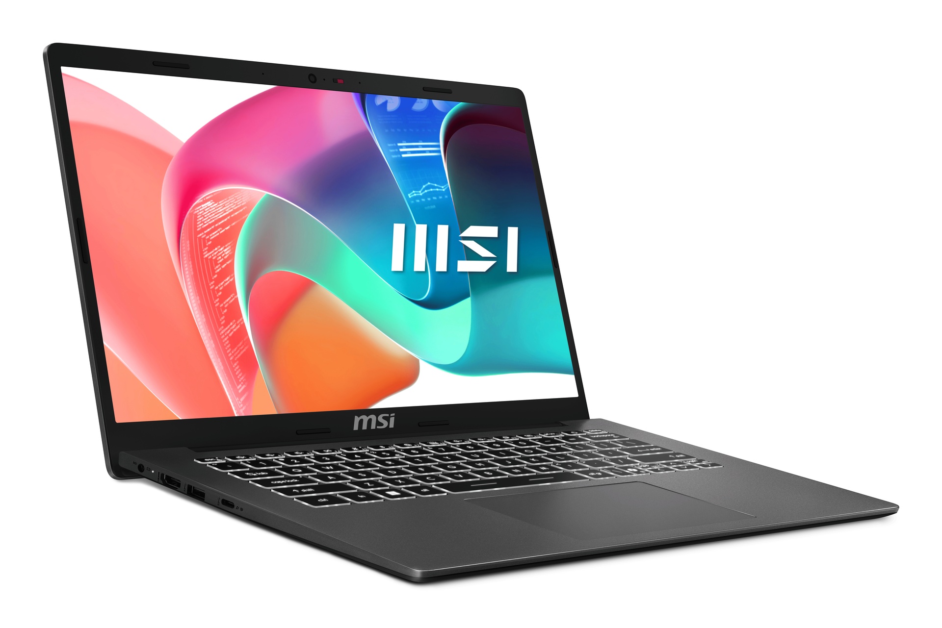 MSI 14i FHD 60Hz / Intel Core 7 150U / Intel Iris Xe / 16GB DDR4-3200 /512GB SSD Gen4 / Windows 11 Home / No adapter AZERTY BE — miniatuur 3