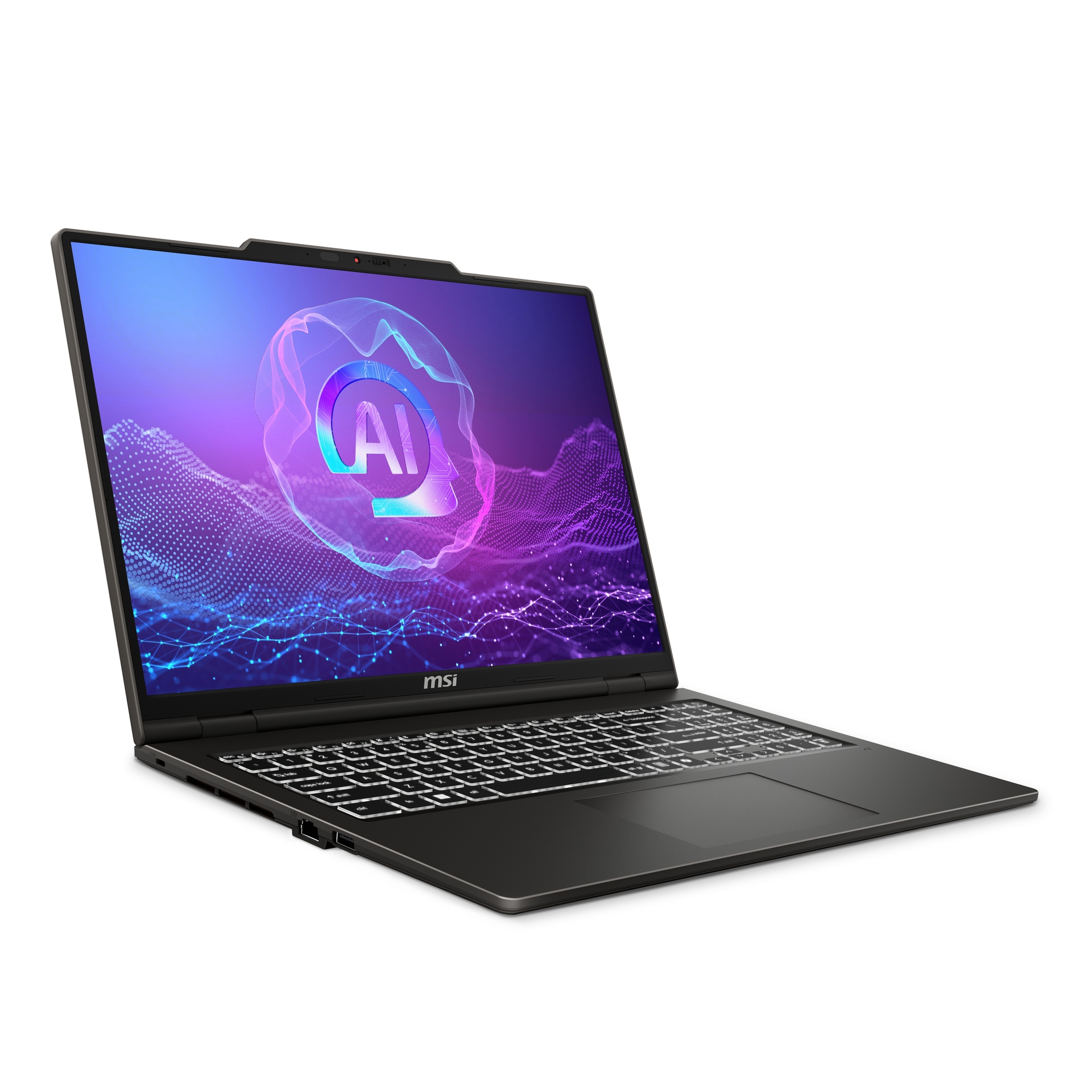 MSI 16i 2K OLED 120Hz / Intel Core Ultra 9 285H / Intel Iris Xe / 64GB DDR5-5600 / 1TB SSD Gen4 / Windows 11 Pro / No adapter — miniatuur 2