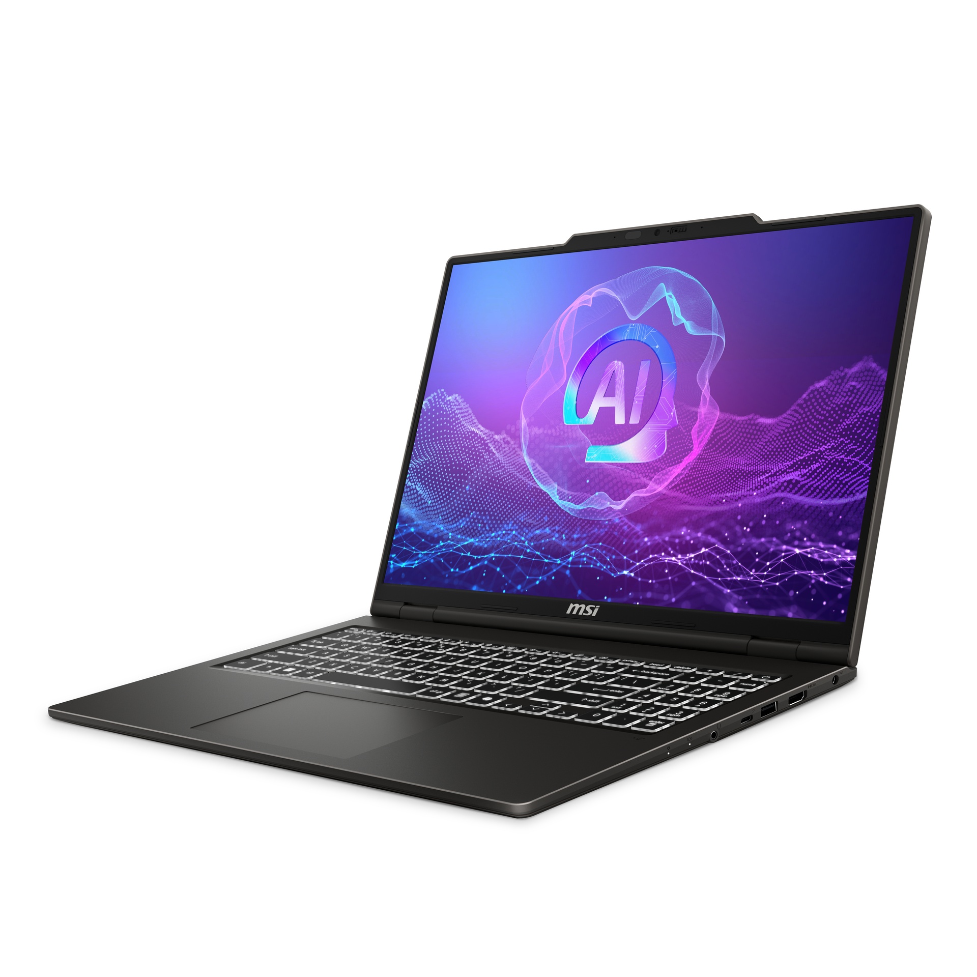 MSI 16i FHD+ 144Hz / Intel Core 7 240H / RTX 5050 8GB / 32GB DDR5-5600 /1TB SSD Gen4 / Windows 11 Pro / No adapter — miniatuur 2