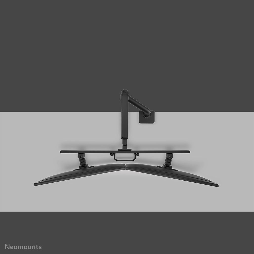 Neomounts NEXT One Desk Mount double display crossbar (Topfix clamp/grommet) — miniatuur 5
