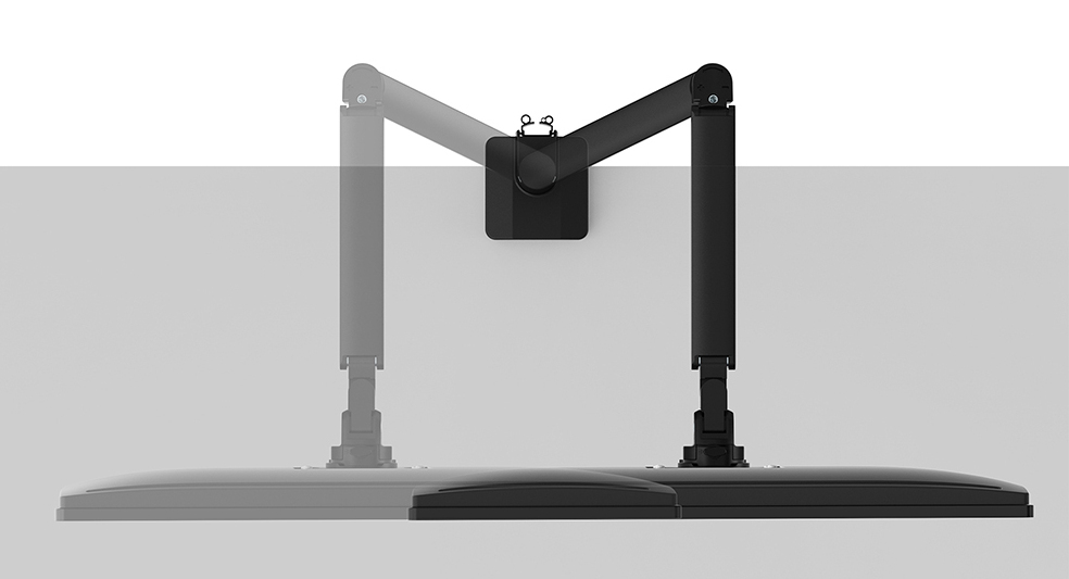 Neomounts NEXT Slim Desk Mount single display (Topfix clamp/grommet) — miniatuur 6