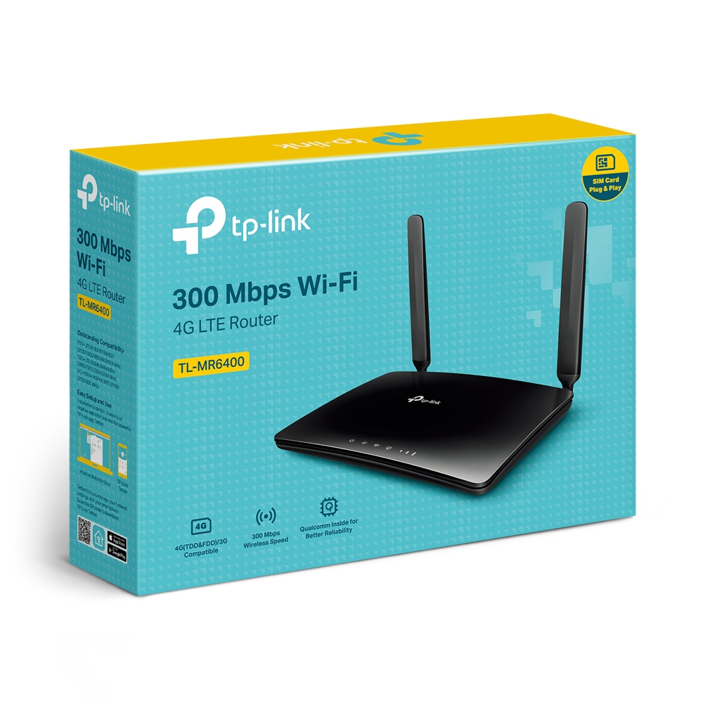 TP-Link 300M Wireless N 4G LTE Router — miniatuur 3
