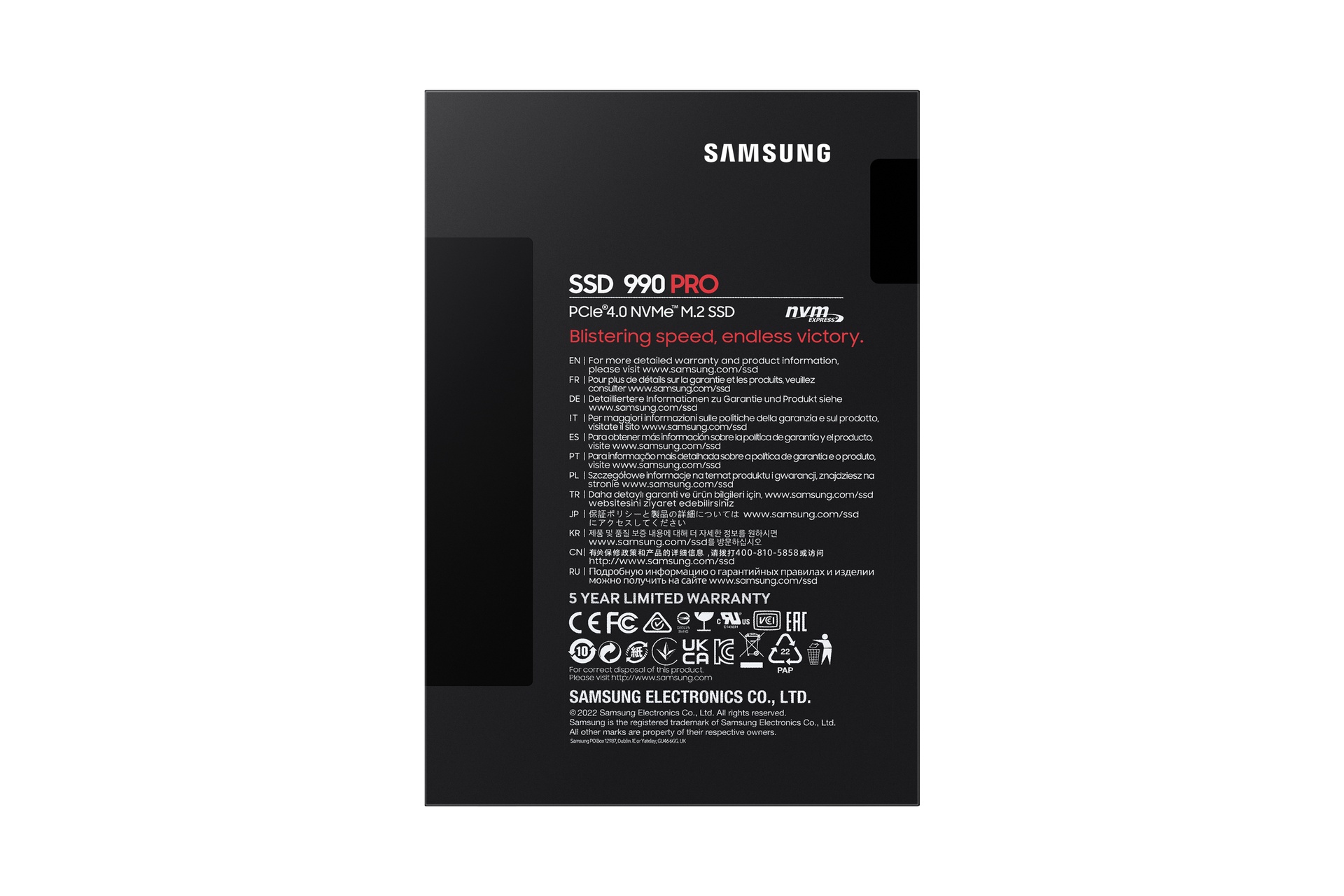Samsung SSD 990 PRO NVME 2TB — miniatuur 6