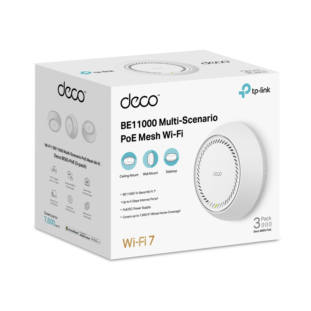 TP-Link BE11000 whole home mesh Wi-Fi 7 system with PoE — miniatuur 7
