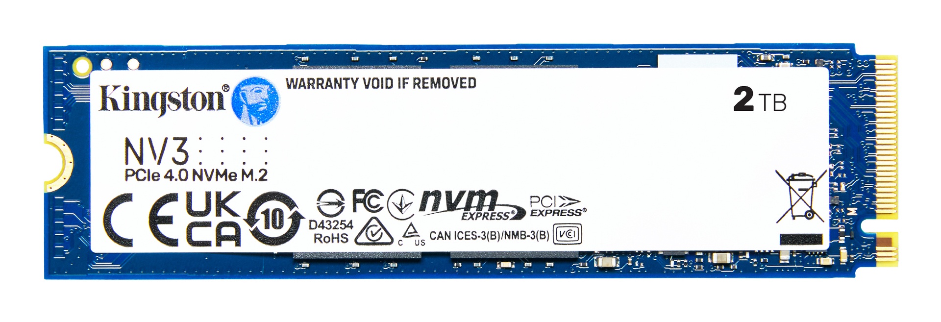Kingston 2000G NV3 M.2 2280 PCIe 4.0 NVMe SSD — miniatuur 3