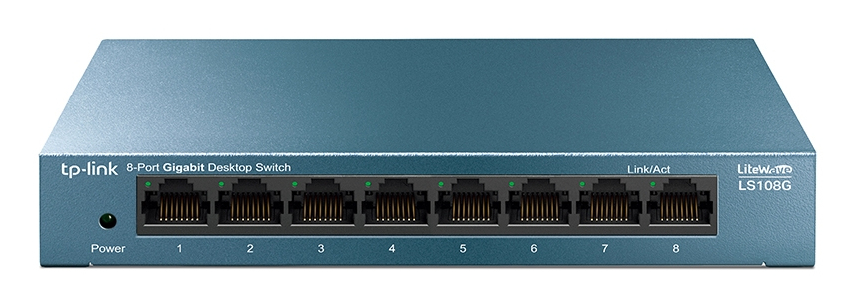 TP-Link LiteWave 8-Port Gigabit Desktop Switch 8 Gigabit RJ45 Ports