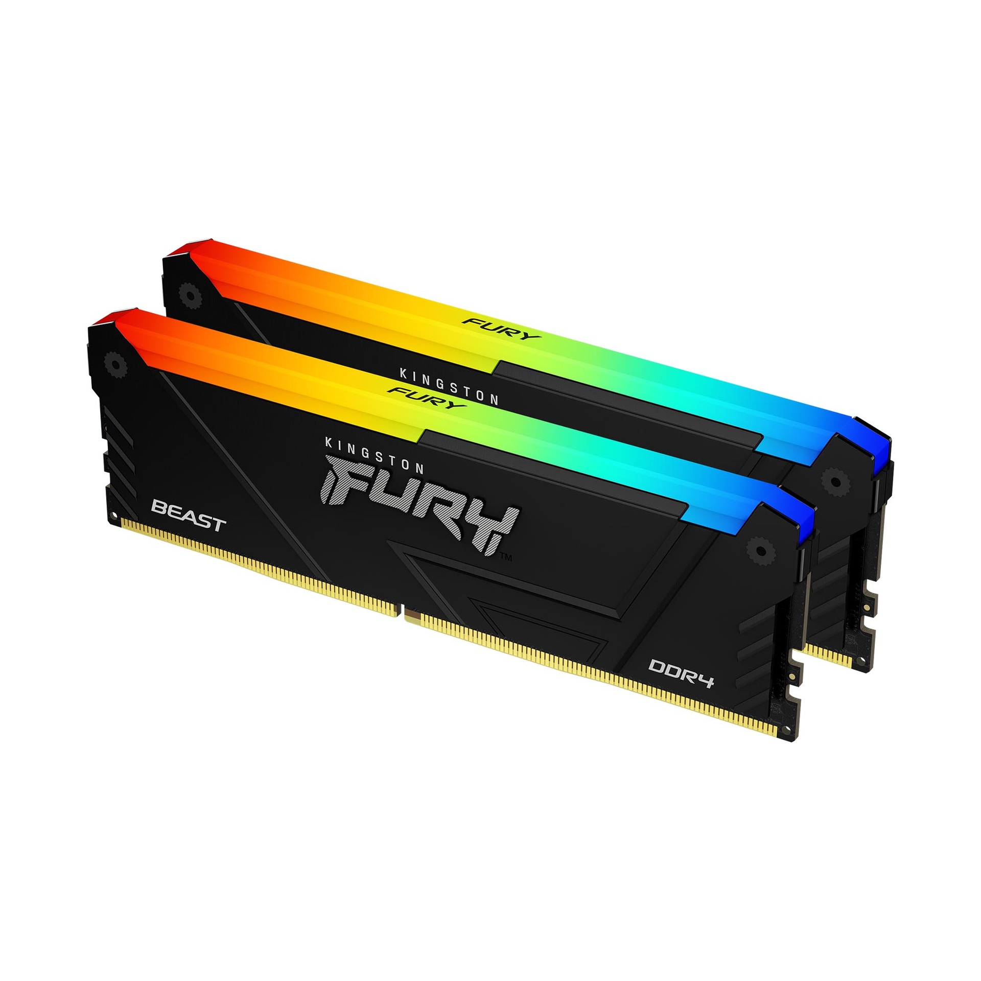 Kingston 32GB 3600MT/s DDR4 CL18 DIMM (Kit of 2)FURY Beast RGB